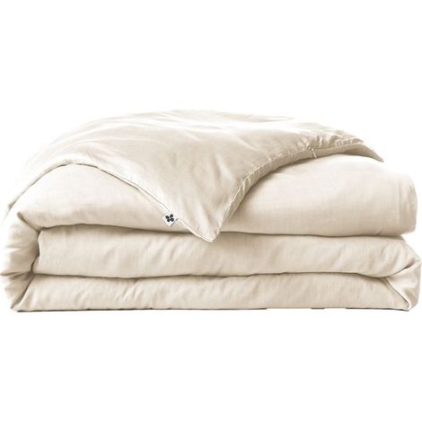 Housse de couette "Lysandre" toutes dimensions "Lyocel" L'effet Papillon - Lysandre Pampa - Housse de couette 240 x 220 cm