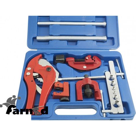 KIT 9 PEZZI TAGLIATUBI BORDATURA TUBI PIEGATUBI TAGLIATUBO CARTELLATRICE BLU