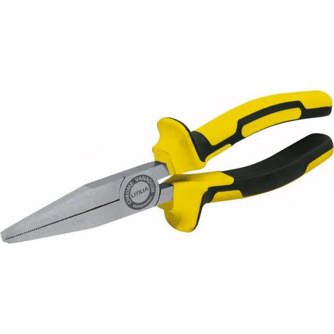 Utilia PINZA A BECCHI LUNGHI PIATTI PROFESSIONALE mm. 160 6.00 pz