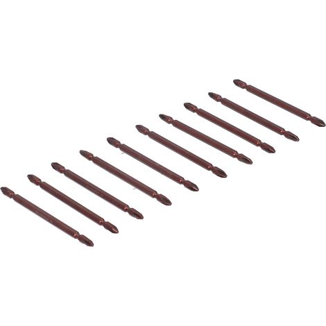 PH2 Doppelseitiger Kreuzschlitzschraubendreher-Bit Sechskantschaft Schraubendreher-Bit-Set Zubehör 5 mm (100 mm) (1/5)