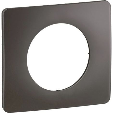 Plaque 1 Poste Gris Cendre