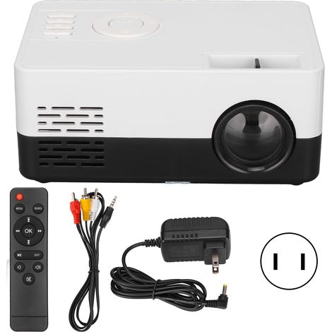 Mini projecteur domestique portable LED 30000 heures durée de vie ampoule HDR technologie dynamique projecteur bureau prise US (1/5)