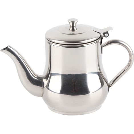 Théière en Acier Inoxydable 500ml avec Filtre Anti-Rouille - Idéale pour Maison, Hôtels, Restaurants (1/5)