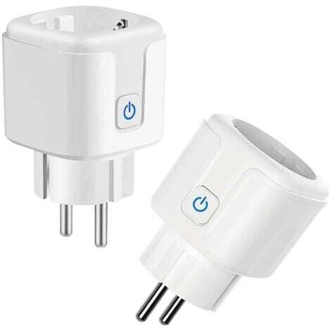 AIPER 16A WLAN Smart Plug, 3680W Smart Steckdose mit Fernbedienung und Sprachsteuerung, Alexa Smart Plug misst den Energieverbrauch, 2.4G WiFi Steckdose kompatibel mit Alexa und Google Home