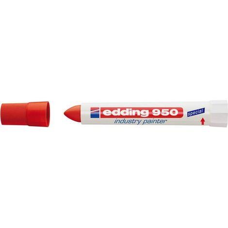 Edding 950 marcador rojo punta 10 mm alta calidad
