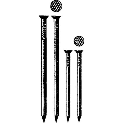 Reidl DIN 1151 Drahtstifte (Nägel) Senkkopf 1,6 x 30, Stahl blank, Paket 1 kg
