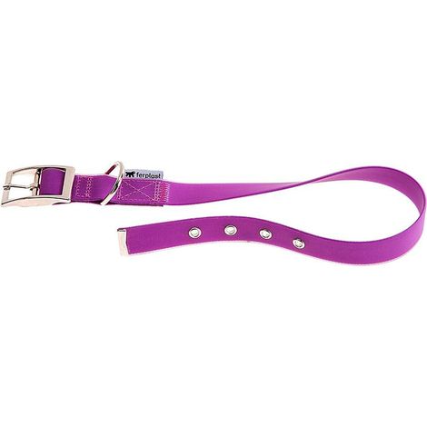 Ferplast EVOLUTION CF Collare in poliestere e Pvc per cani. Vari colori e misure.. Variante CF25/45 - Misure: A: 37-45 cm B: 25 mm - Viola