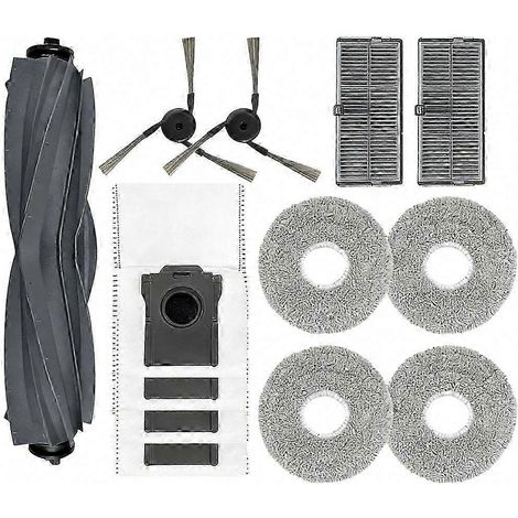 Accessoires pour aspirateur P50 PRO ULTRA : rouleau principal, brosse latérale en caoutchouc, filtre, lingette de nettoyage, sac à poussière, pièces de rechange (1/5)