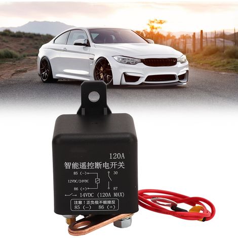 12V 2,4W 120A Autobatterie-Leckage- und Entladeschutzrelais mit intelligenter Fernbedienung und Abschaltschalter (Lieferung mit integrierter Batterie) (1/5)