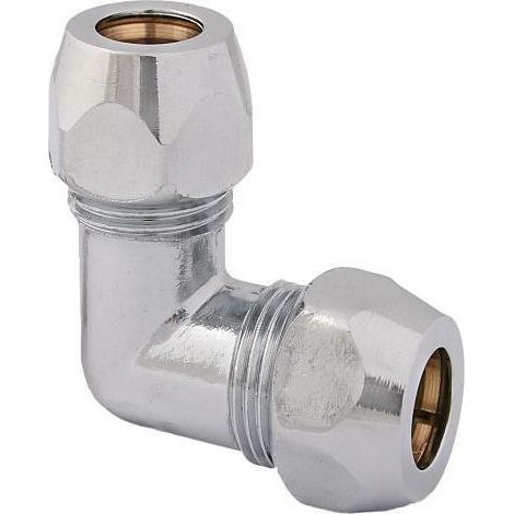 Schlösser Armaturen WINKEL M. 2 QUETSCHVERSCHRAUB. DN10, 3/8"x10MM, VERCHROMT (1/2)