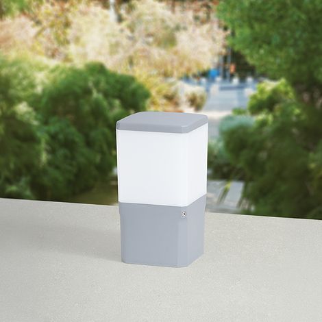 Farola VIRGILIO 1xE27 11W IP55 25cm resina gris (1/3)