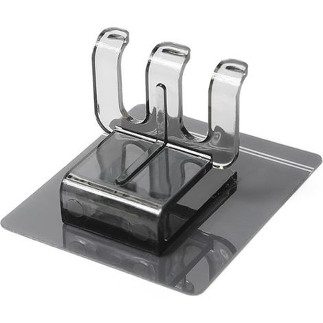 4-teiliger Wand-Zahnbürstenhalter, Wand-Zahnbürstenhalter für Badezimmer - Selbstklebender Zahnbürstenhalter, ideal für Badezimmer und Studentenwohnheime, bietet Platz für 2 Zahnbürsten