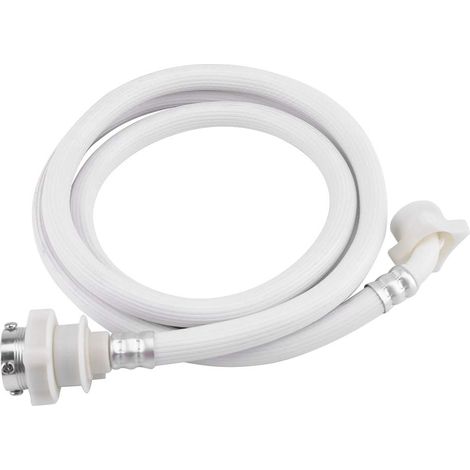 Tuyau D'alimentation D'eau de machine à laver Tuyau d'arrivée d'eau Tuyau en PVC Tuyau d'entrée Tuyau Connecteur Rondelle Pièces et Accessoires pour Machine à laver(2 m) (1/5)