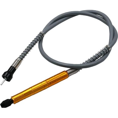 Adaptateur d'arbre flexible en aluminium de 108 cm + mandrin sans clé 1/8 pouce + fiche 3,175 mm