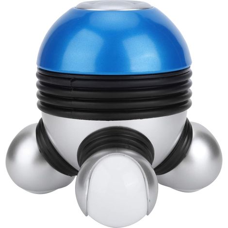 Appareil De Massage Vibrant, Mini Masseur Vibrant Portatif Tenu dans la Main avec Lumière LED pour Le Soulagement de la Douleur des Jambes du Cou de la Tête(Bleu) (1/5)