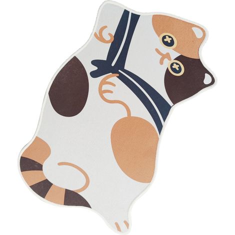 Großer Teppich mit gemütlichem Katzenmuster, 40 x 60 cm / 15,75 x 23,62 Zoll, ideal für Wohnzimmer und Büro. (1/5)
