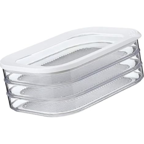 Boîte De Rangement Pour Viande - Boîte De Stockage Alimentaire Avec Couvercle - Empilable Pour Charcuterie Et Préparations Repas - 1 Unité (1/5)