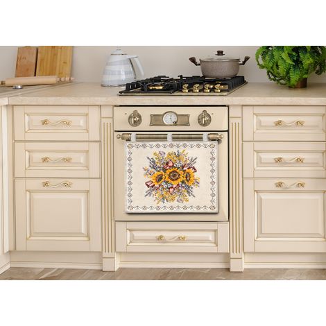 Copriforno Cucina Universale Cinigliato Copertura Decorazione Forno Dis. Sunlight (1/5)