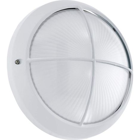 Applique Murale en Fonte d'Aluminium, Weiß, Ø 26 Höhe 10 cm 240Volts (1/5)