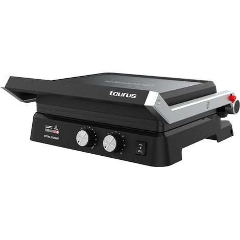 GRILL TAURUS BISTRO GOURMET 968147000 29X23CM 2600W DUAL HEAT TECH (1/5)