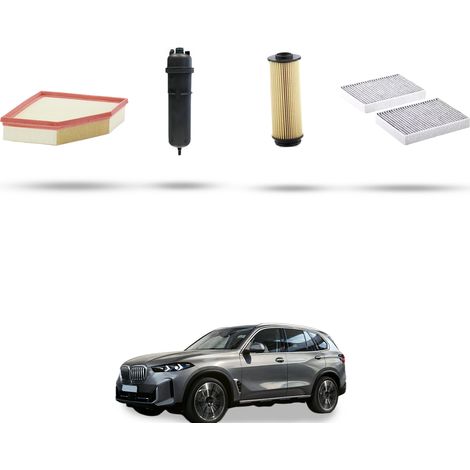 Kit tagliando 4 filtri compatibile con Bmw x5 (G05,F95) 40d hybrid 250kw dal 2020 (1/5)