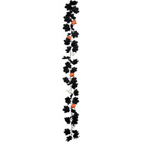 Décoration d'Halloween : citrouille, sorcière volante en rotin, feuille d'érable, rotin, cadeau pour la maison et les fêtes (26 pièces, réf. 329-1).