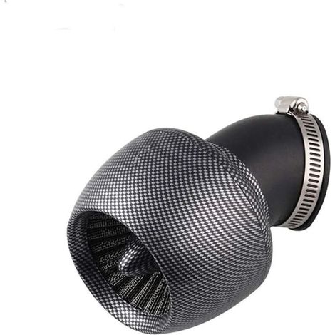 ZVD-Filtre à air de sport de moto, Filtre à air universel en fibre de carbone Filtre à Air d'admission modifié 150cc 250cc ATV Quad cyclomoteur Scooter Go Kart filtre à Air 28mm 35mm 42mm 48mm (1/4)