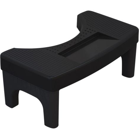 1 Repose-pieds de toilette, tabouret rembourré, posture naturelle, pour adultes, salle de bain (1/5)