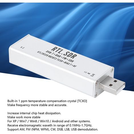 Récepteur RTL-SDR pleine bande 0,1 MHz-1,7 GHz (1/5)