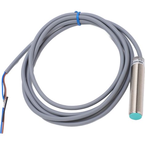 BEM12‐02‐PK Näherungsschalter, 2 mm Erfassungsabstand, induktiver Metall-Näherungsschalter, PNP-Öffner, 10‐30‐VDC (1/5)