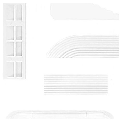 BARKBUSTERS Lot de 5 rampes de seuil de porte pour aspirateur robot,Aide à l'escalade,Compatible avec tous les robots aspirateurs,Rampe d'entrée pour fauteuil roulant,Rampe de rechange pour portes de (1/4)