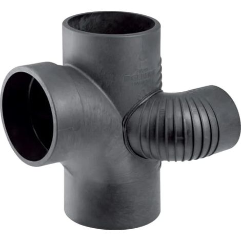 Geberit Silent-db20 braga a gomito per cavedio 88.5° sinistra: d=110mm, d1=110mm, d2=75mm, 310172141