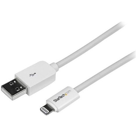 StarTech.com 1m Apple 8 Pin Lightning Connector auf USB Kabel - Weiß - USB Kabel für iPhone / iPod / iPad (1/5)