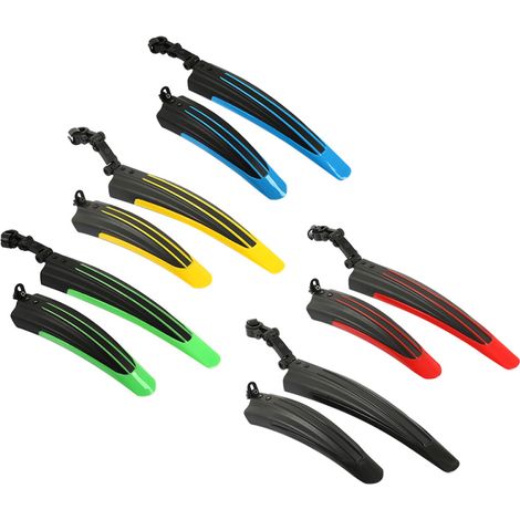 Garde-boue réglables pour vélo de route et VTT – Montage avant et arrière – Protection optimale contre les projections (1/3)
