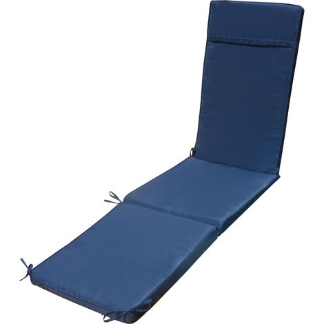 STRAND - cuscino sdraio con doppia cucitura idrorepellente a quadri (1/2)