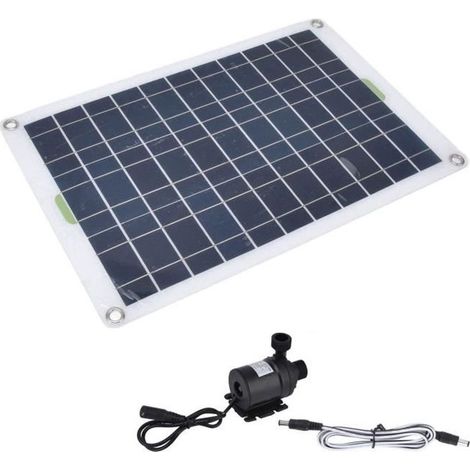 Kit de pompe à eau solaire - SONEW - 800L/h - 12V - Faible bruit - Durable en silicone et plastique (1/4)