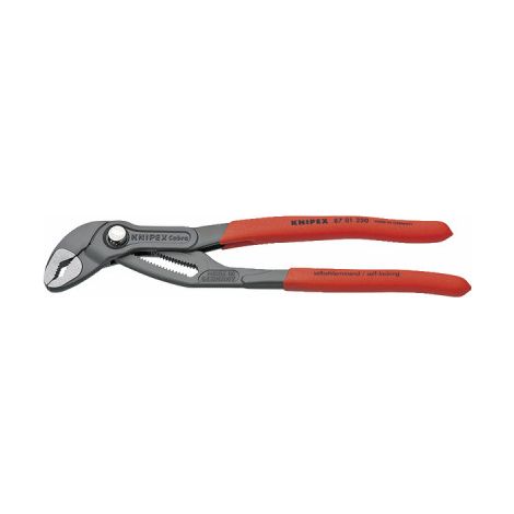 Knipex – Pince multiprise Cobra 250mm – Réglage autobloquant sur tubes jusqu'à 50mm – Poignées ergonomiques – Acier au chrome-vanadium