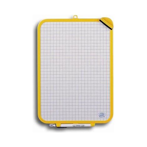 ARDA 3382 pizarra blanca 240 x 330 mm Blanco, Amarillo