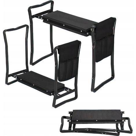 Taburete plegable, asiento de jardín, balcón, Kraft&Dele (1/5)
