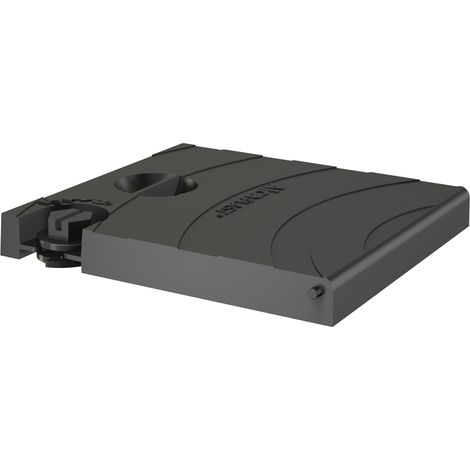 Alcadrain AGV920 Abdeckplatte komplett – Schwarz (1/2)