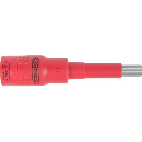 LLAVE DE VASO CON PUNTA DE 3/8'' DE DENTADO MÚLTIPLE, M12, AISLADA KS TOOLS 118.3895 (1/3)
