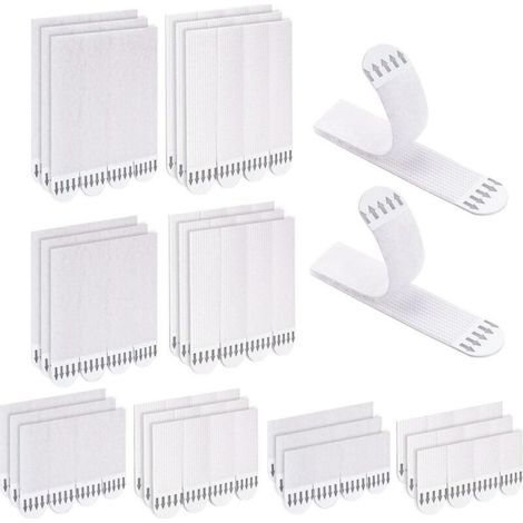 Strisce adesive per quadri di grandi dimensioni, ultra resistenti, 48 paia, ganci adesivi da parete senza foratura, per foto e poster (1/5)