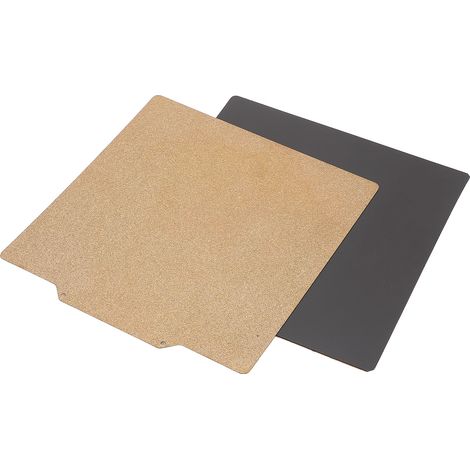 Plateau magnétique en acier 200 x 200 mm, double face, en acier à ressort PEI pour imprimante VORON (1/5)