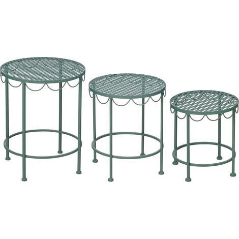 Mica Decorations Support pour plantes d'extérieur Vert H43xl35xL35cm (1/5)