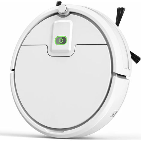 Aspirateur Robot Intelligent, Puissance d'Aspiration Élevée, Nettoyage Automatique, Recharge Automatique, Balayeuse Robot Fine, Sols Durs et Tapis, Chargeur Inclus (1/5)