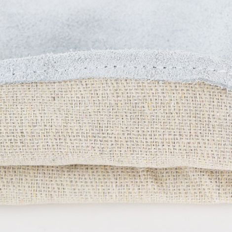 Gants de soudage extra longs, taille unique, en cuir de vachette double couche épais, résistants à l'usure et isolants thermiques, pour soudeurs. (1/5)