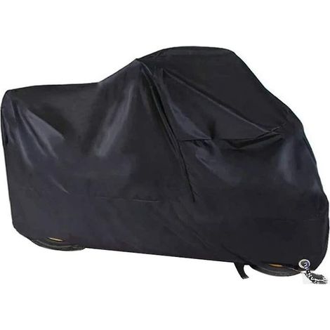 Copertura moto, teli impermeabili e resistenti all'inverno per moto, Oxford tessuto 190T con sistema di bloccaggio. (1/5)