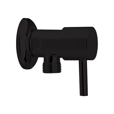 Robinet d'arrêt pour WC céramique de 1/2", Noir mat - 3797NM (1/2)