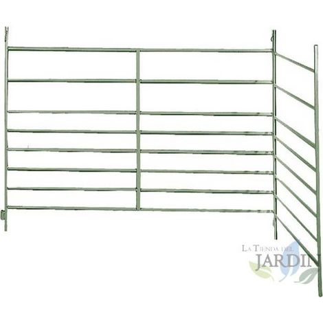 Recinzione in alluminio verniciato 2 x 1 metro