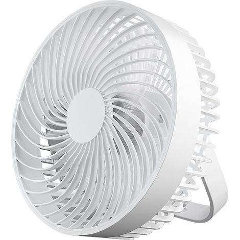 Ventilateur suspendu de 16,5 cm avec veilleuse, alimentation USB, idéal pour le camping en plein air. (1/5)